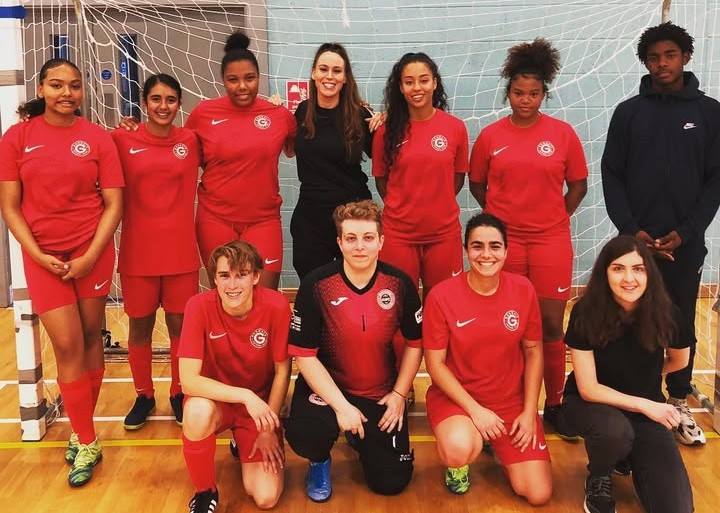 The women's squad at UEL SportsDock